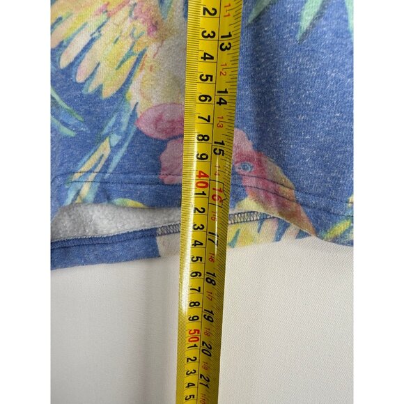 Chubbies Blue Board Shorts Mens L 8" Tropical Toucan Parrot AOP Beach Vacation - Picture 6 of 7